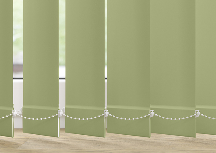 Trinity (Blackout), Soft Green - Vertical Blind - Image 4